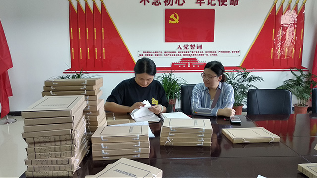 琅琊区审计局历年文书档案与审计档案整理