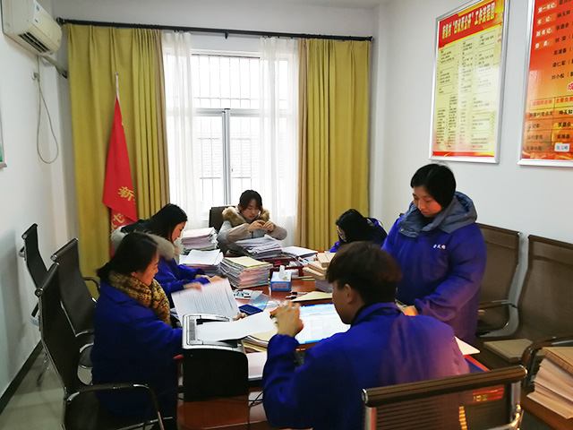 新集村农村档案规范化试点档案整理